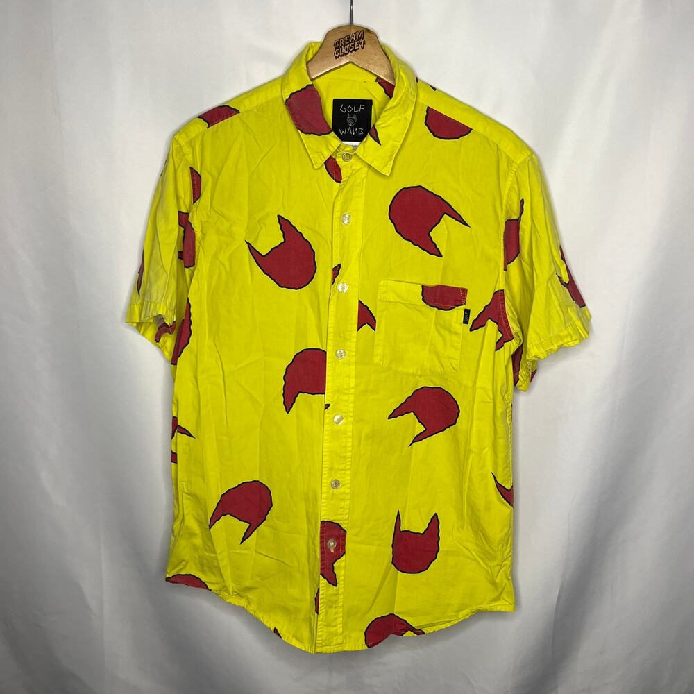 OG 2013 Golf Wang Odd Future OFWGKTA Tyler the Creator Kill Cat Button Up M